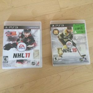 NHL 11 & 15 Playstation 3 (PS3)